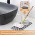 Absorbent Coasters with Grooves 2 PCS, Keep Kitchen Bathroom Sink Countertop Dry, Water Absorbing Stone Tray for Under Cups/Drinks/Hand Soap Pumps...