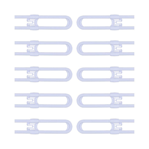 Sliding Cabinet Child Safety Locks - OKEFAN Baby Proofing Cabinet Lock Cupboard Latches for Kids on Closet Door Knobs Handles Pulls No Drill (10, ...