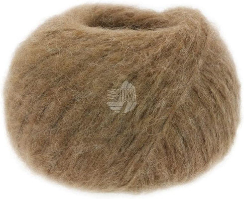 Lana Grossa Alpaca Moda, 14 Olive Brown Yarn......