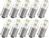 Serundo Auto BA9S Led Car Bulb BA9 1895 1891 53 57 Led Car Bulb, 2SMD 3030Chips 6000K White 47830 64111 3893 LED Car Bulb for Car Interior Dome Ma...