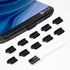 USB-C Dust Plugs (10-Pack) - Compatible w/iPhone 15, Galaxy S24-S20, Pixel, MacBook, iPad, Switch & All Type-C Ports - Incl. PortPlugs Cleaning Br...