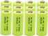 1.2v 2/3 AAA 400mah NiMH Rechargeable Batteries with Button Top for DIY LED Solar Light?12 Packs...