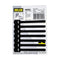 RIP-TIE Mini 1 /4" x 3-1/2" Cable Tie Perfect for USB Cable, Earbud Cords, Cell Phone Cord 7 Pack Black...