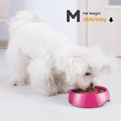 Flexzion Slow Feeder Dog Bowl Interactive Dog Puzzle Bowl, Anti-Choke, Non-Slip Slow Eating Dog Bowl Fun Pet Feeder Anti-Bloat Maze Bowl Dishwashe...
