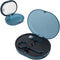 Linkidea Double-layer Retainer Storage Case with Mirror, Portable Aligner Storage Case with Removal Tool, Brush, Mouth Guard Denture Holder with M...
