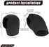 2 PCS Car Shift Cover, Environmentally Friendly Silicone Open Anti-Slip Automatic Knob Gear Lever Protective Cover, Universal Decorative Accessori...