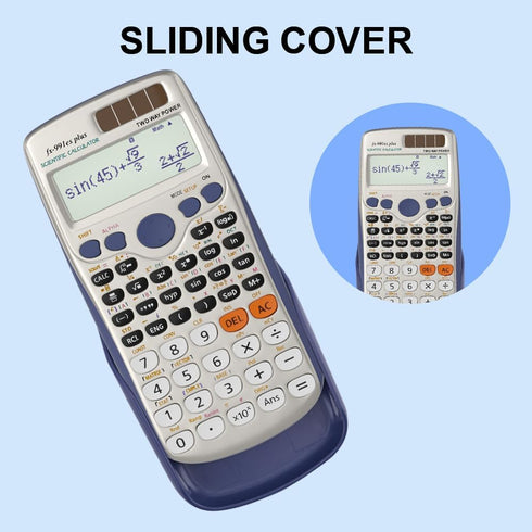 Scientific Calculators, Solar Scientific Calculator Large Screen 417 Function, Calculators Very Suitable for High School and College Students Calc...