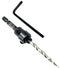 Adjustable Wood Countersink Drill Bit #8 (11/64") with Tapered Drill Bit for Woodworking...