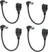 Antrader USB 3.0 Right Angle 90 Degree UP & Down Extension Cable Male to Female Converter Data Adapter Cord 2 Pairs...