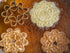 Thai Dok Jok Sesame Cookies Brass Mold Maker Crispy Biscuit Blossom Lotus Flowers Thai Sunflower Cookie 3.15" (Medium)...