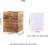 Wood Rustic Trading Deck Box Cards Cards Sports Storage Organizer Boxes Holder Compatible With PM TCG Card Box...