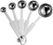 5PCS OstWony Measuring Spoons Set, Includes 1/8 tsp, 1/4 tsp, 1/2 tsp, 1 tsp, 1 tbsp, Food Grade Stainless Steel measuring cups, Tablespoon and Te...