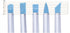 Bao Core Artist Paint Brush Set-5pcs Professional Silicon Brushes Blender for Painting, Masking Fluid,Clay Molding (5pcs Silicon Paintbrush#Blue)...