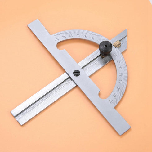 Protractor Angle Finder, 0-180 Degrees Carbon Steel Angle Ruler Measuring & Gauging Tool for Carpenters Woodworking Construction Measurement...
