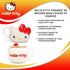 Silver Buffalo Hello Kitty Face Ceramic 3D Sculpted Mug, 22-Ounces...