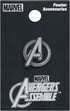 Marvel unisex adult Modern Marvel Avengers Logo Lapel Pin, Silver, 1 US...