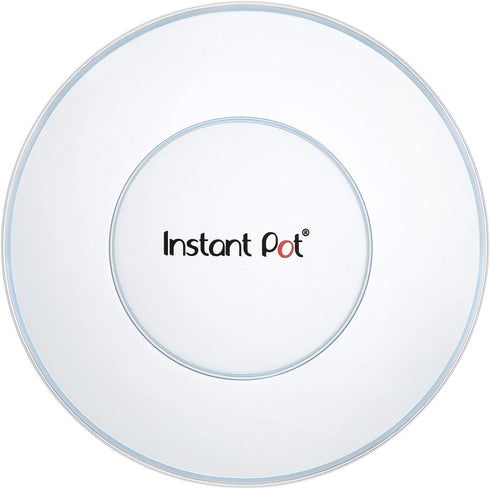 Instant Pot Silicone Lid, 8-In, 3-Qt Pot Lid, Reusable Silicone Lid for Bowl and Food Cover, Microwave Cover for Food, Transparent White...