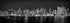 New York City 2022 Manhattan Midtown Skyline PHOTO PRINT UNFRAMED NIGHT Black & White BW NYC 11.75 inches x 36 inches Photographic Panorama Print ...