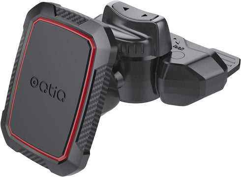 OQTIQ Magnetic CD Phone Car Mount for Car CD Player, Built-in 6 Strong Magnets, Compatible with Samsung Galaxy, LG, and More, Secure Mounting with...