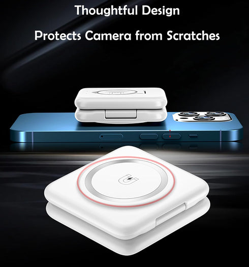 3 in 1 Mag-Safe Charging Station for Apple Device 20W Fast Charging Wireless Charger for iPhone 15/14/13/12/11 Series and AirPods 3/2/Pro 2/Pro,iW...