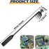 2PCS Weed Puller Tool, Weeding Artifact Uprooting Weeding Tool, Garden Planting Weed Pulling Tool with Handle 4 Teeth Manganese Steel for Vegetabl...