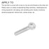 Shoulder Swing Lifting Bolt (M6x25mm) 10Pcs, 304 Stainless Steel Eye Bolts - for Home Renovation, Pipeline Gate Valves Fasteners, Silver...