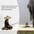 2pcs Miniature Garden Decoration Set, Copper Fisherman Figurines, Kiang Taigong Fishing Models, Chinese Mudman Sitting Fishing for Garden & Patio ...