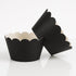 Dress My Cupcake Standard Reusable Glitter Black Cupcake Wrappers, Set of 50 Black Cupcake Liners...