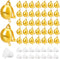 1 Box 40Pcs Clip Earring Converters Brass Clip on Earrings & 40Pcs Ear Pads Gold Non-Pierced Earrings Components with Loop Clips Earring Findings ...