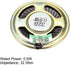uxcell 0.5W 32 Ohm Micro Internal Speaker Magnet Loudspeaker 40mm Dia 4pcs...