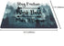 Misty Forest Mouse Pad, Stay Positive Work Hard and Make It Happen Motivational Pad, Square Waterproof Non-Slip Rubber Base MousePads Office Lapto...