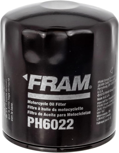 FRAM Extra Guard PH6022 10K Mile Change Automotive Replacement Interval Spin-On Engine Oil Filter for Select Vehicle Model Years, Vehicle Engine P...