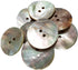 Natural Mother_of_Pearl Shell Buttons - Nacar - AKOYA - 2 Holes Round Sewing Buttons - Iridisdent Color - Produced and Shipped from Spain (25 mm)...