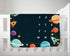 Cosmic Planets Outer Space Theme Baby Monthly Milestones Blanket Boys Kids Photo Background Mom Gifts Newborn Shower Party Decoration Personalized...