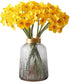 Tinsow Artificial Daffodil Flowers 15.8 Inches Narcissus Spring Flower Fake Silk Flower Arrangement for Home Wedding Decor (Yellow, 12)...