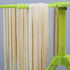 Kitchen Pasta Drying Rack Folding, iPstyle Spaghetti Drying Rack Noodle Stand with 10 Bar Handles Green...