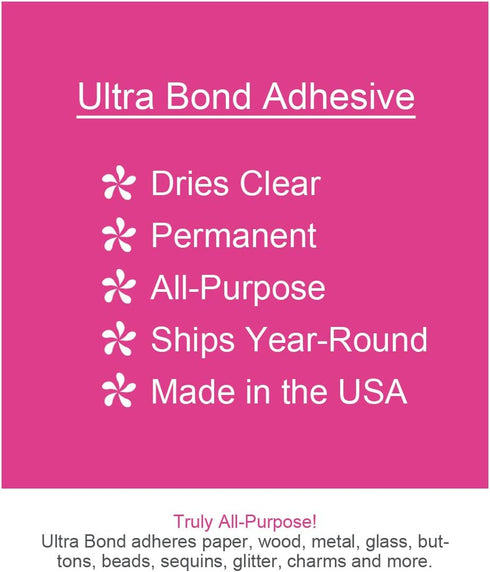 iCraft Ultra Bond Dries Clear Adhesive 6 Oz Fine Tip...