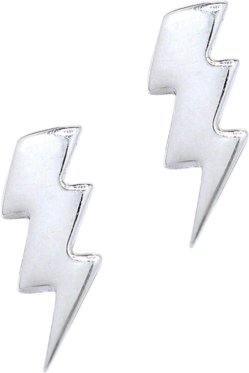 Boma Jewelry Sterling Silver Lightning Bolt Stud Earrings...
