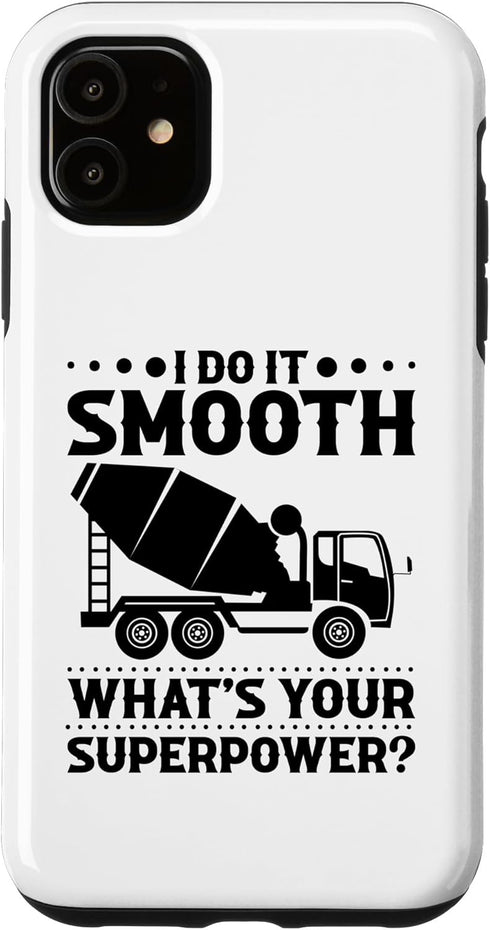 iPhone 11 Concrete Truck Concrete Worker Concrete Finisher Tools Case...