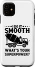 iPhone 11 Concrete Truck Concrete Worker Concrete Finisher Tools Case...