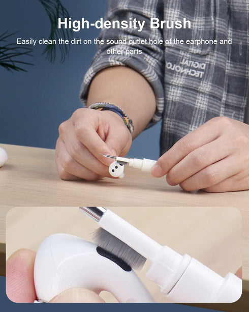 Hagibis Cleaning Kits for Airpods Pro 1 2 3 Multi-Function Cleaner Pen Soft Brush for Bluetooth Earphones Case Cleaning Tools for iPhone 15 Pro Ma...