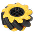 Mecanum Wheel Robot Kit Omnidirectional Wheels Smart Robot Car Chassis Kit Diameter 60mm for TT coupling((2 Pair))...