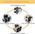 1PCS 3/4 Hole Antenna roll bar Mount Bracket with NMO Connector,Horizontal or Vertical Installation on Railing...