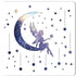 GORGECRAFT Moon Goddess Logo Stencil Reusable Star Wall Painting Template Large 11.8x11.8 Inch DIY Home Signs for Painting on Wood, Scrapbook, Wal...