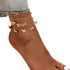 Blistar 3PCS Boho Layered Butterfly Tassel Anklets Gold Angel Ankle Bracelet Charm Bohemia Dainty Pendant Foot Jewelry Chain for Women...