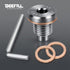Magnetic Stainless Steel Crankcase Engine Oil Drain Plug with Copper Washer Fit for CR250 CR480, Polaris RZR Sportsman Ranger Scrambler, Kawasaki,...