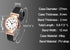 Top Plaza Womens Ladies Classic Simple Leather Analog Wrist Watch Rose Gold Case Arabic Numerals Casual Dress Quartz Watches,Small Dial...