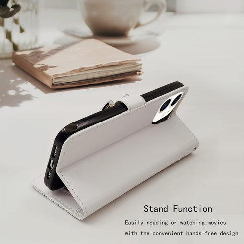 Omio Luxury Glitter Bling Diamond Card Holder Case for iPhone 11 with Stand, Shiny Sparkle Rhinestone Crystal Bowknot Shockproof Non-Slip Fashion ...