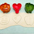 Dough Presser Pocket Pie Molds, Party Potluck Hand Pie Molds, Hand Pie Molds, Apple, Pumpkin And Acorn Shapes 3-Piece (Halloween Set)...