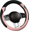 Cute Steering Wheel Cover for Women Girl, Breathable, Anti-Slip, Odourless Car Interior, Soft PU Leather Universal Car Accessory for Diverse Cars?...